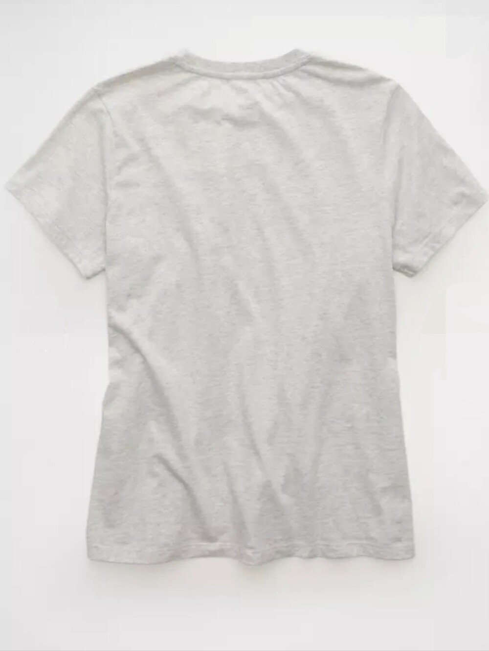 American Eagle Gray Heather Grey Tee Shirt Women's Short Sleeve